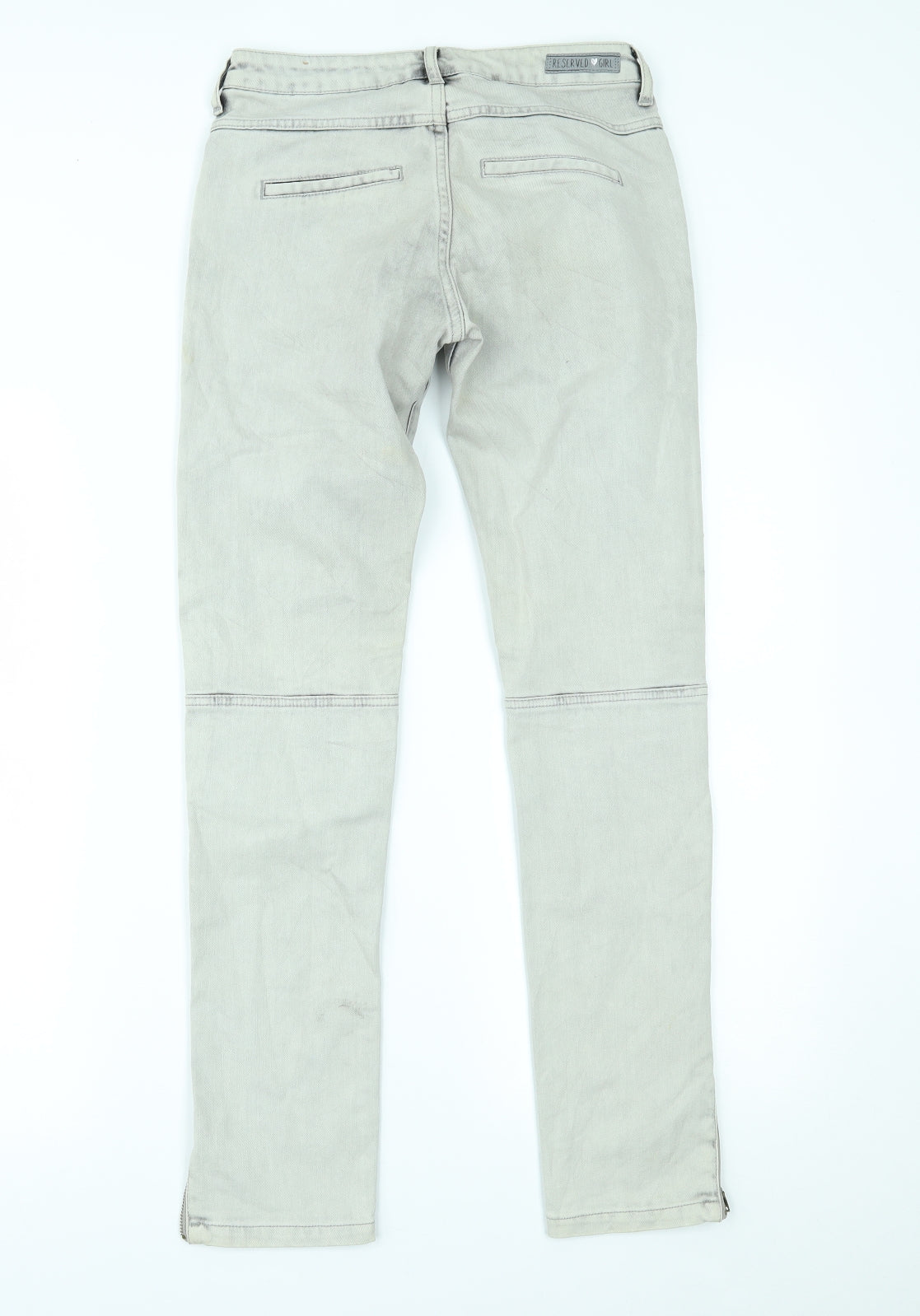 RESERVED Girls Grey  Denim Skinny Jeans Size 12-13 Years