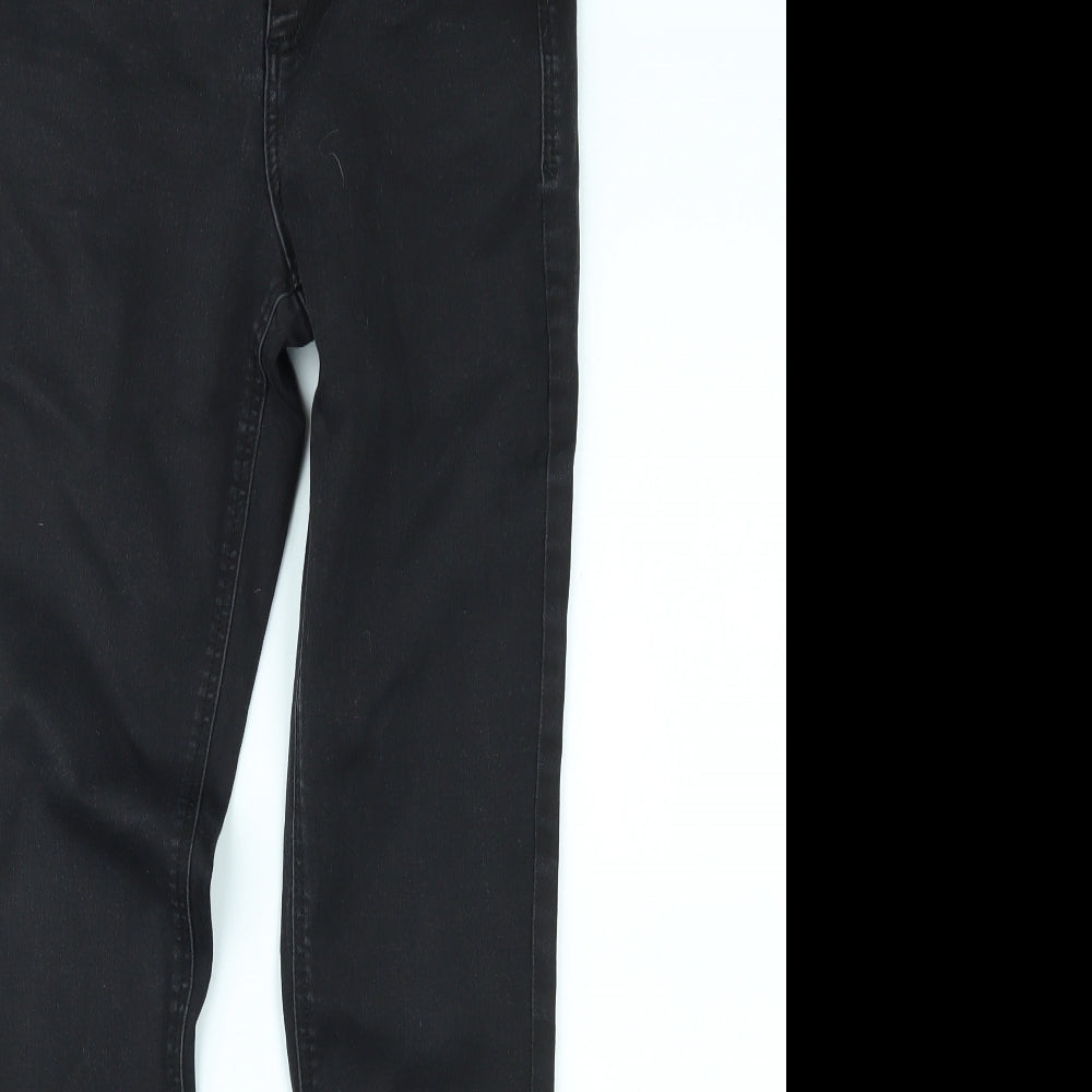 Dorothy Perkins Womens Black  Denim Skinny Jeans Size 10 L26 in