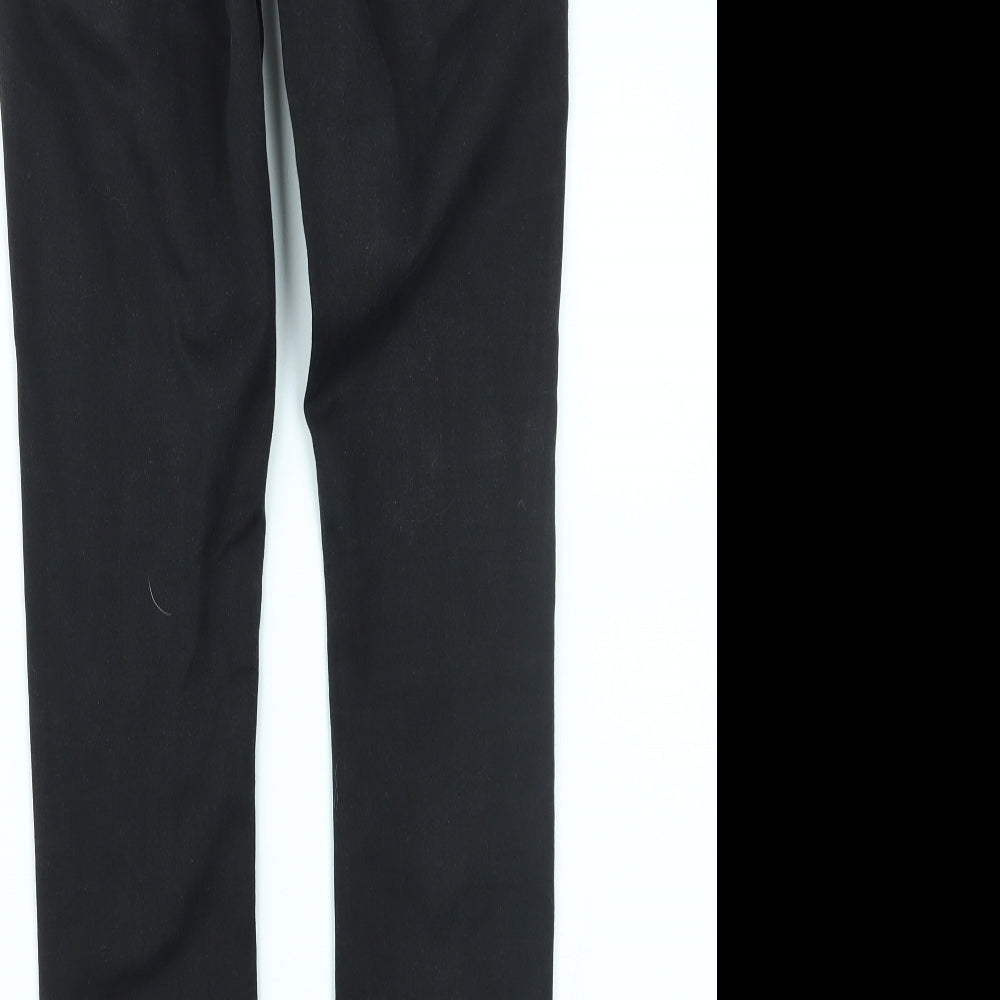Dorothy Perkins Womens Black  Denim Skinny Jeans Size 10 L26 in
