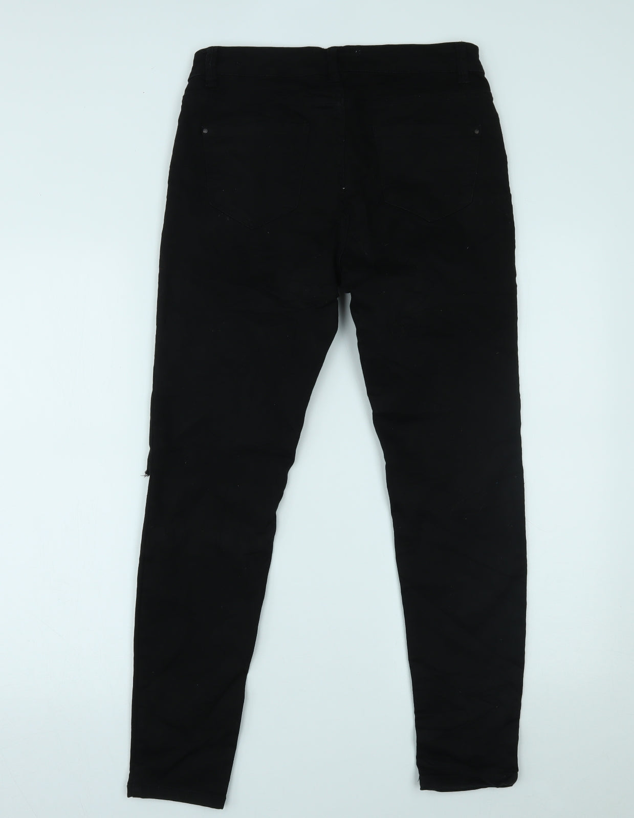 New Look Womens Black  Denim Skinny Jeans Size 12 L26 in