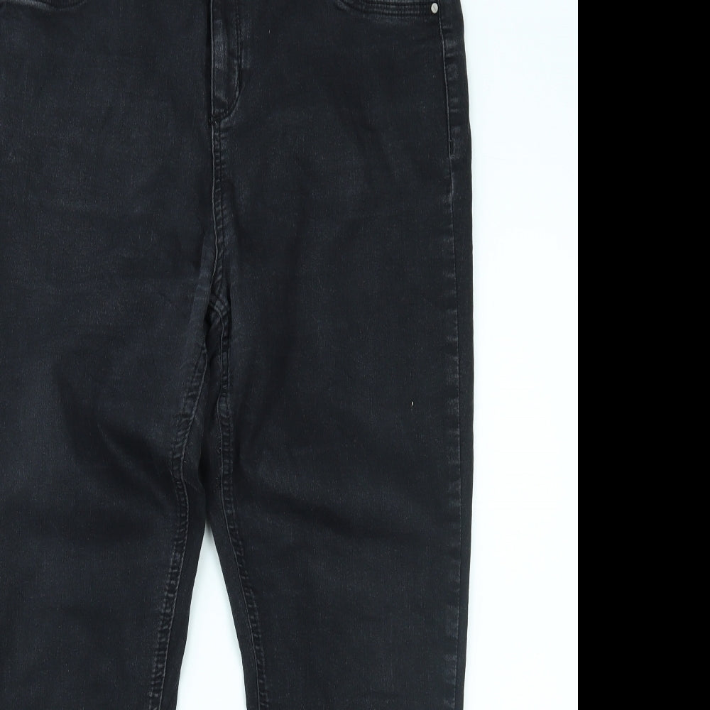 George Womens Black  Denim Skinny Jeans Size 20 L28 in