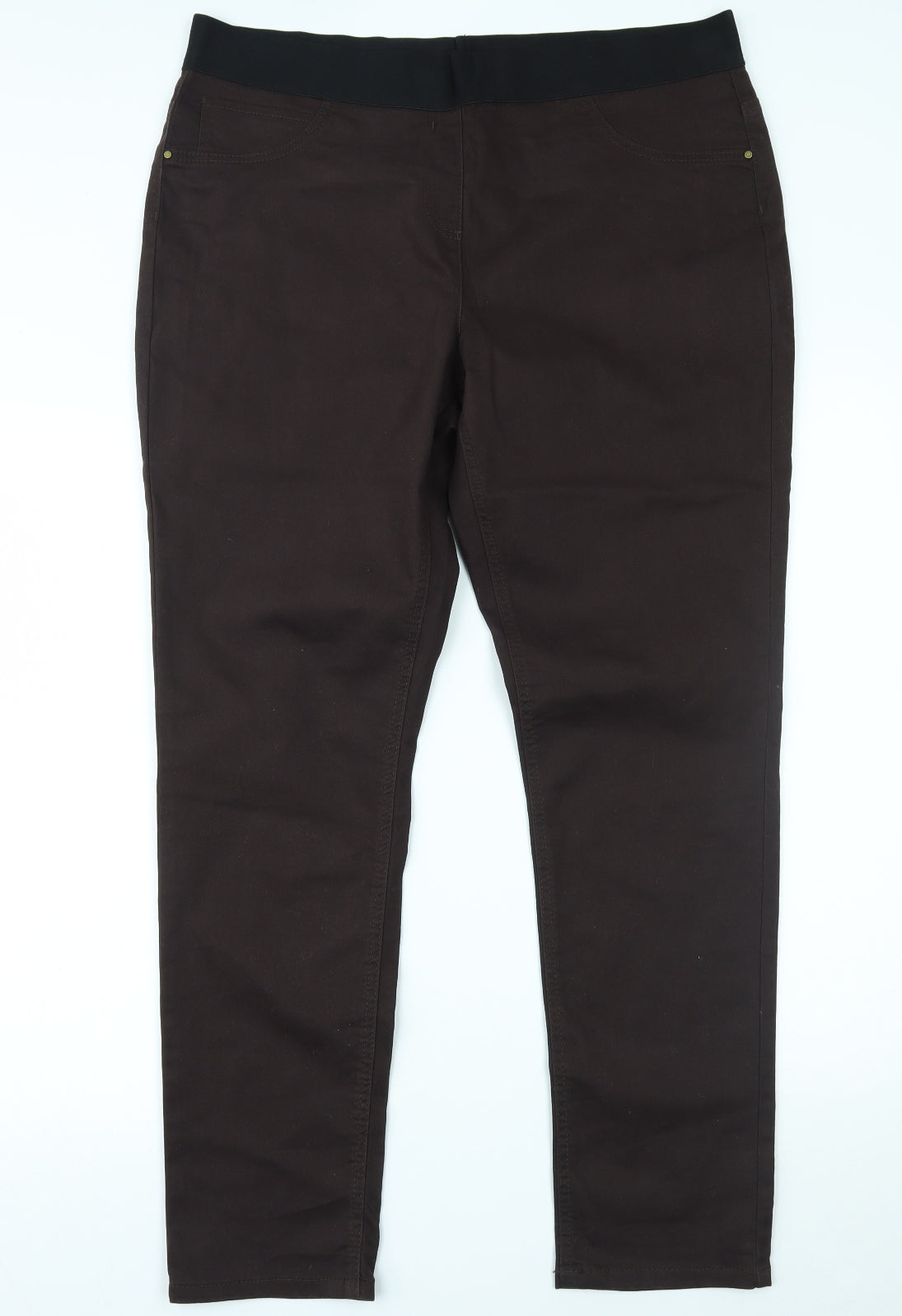 George Womens Brown   Jegging Jeans Size 18 L29 in