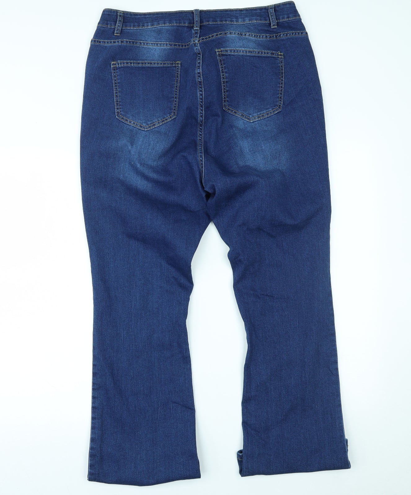 SheIn Womens Blue  Denim Bootcut Jeans Size 2XL L28 in