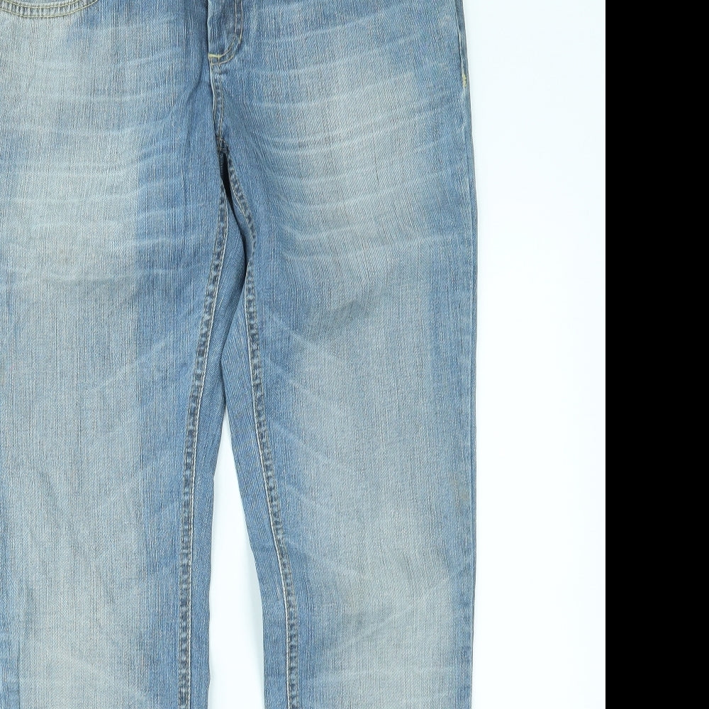 VERO MODA Womens Blue  Denim Straight Jeans Size 34 in L33 in