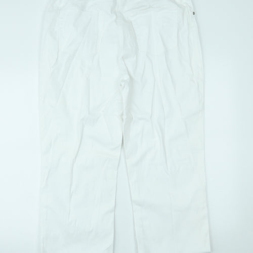 Damart Womens White   Straight Jeans Size 20 L29 in