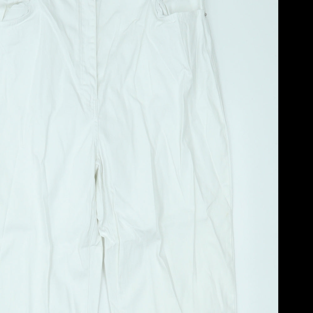 Damart Womens White   Straight Jeans Size 20 L29 in