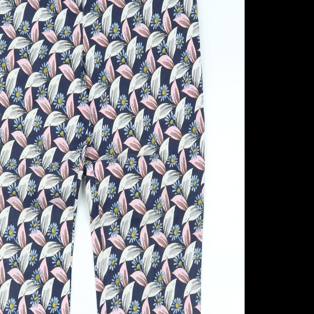 Boden Womens Multicoloured Floral  Trousers  Size 14 L29 in