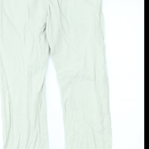 Rosner Womens Ivory   Trousers  Size 12 L30 in