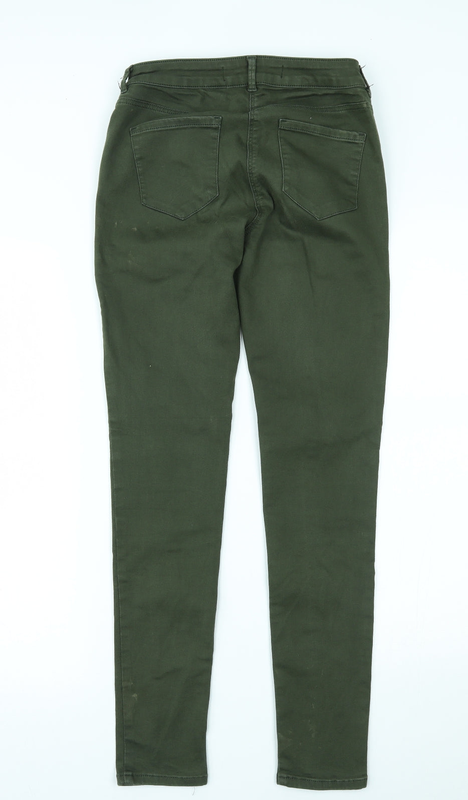 NEXT Womens Green  Denim Skinny Jeans Size 8 L29 in