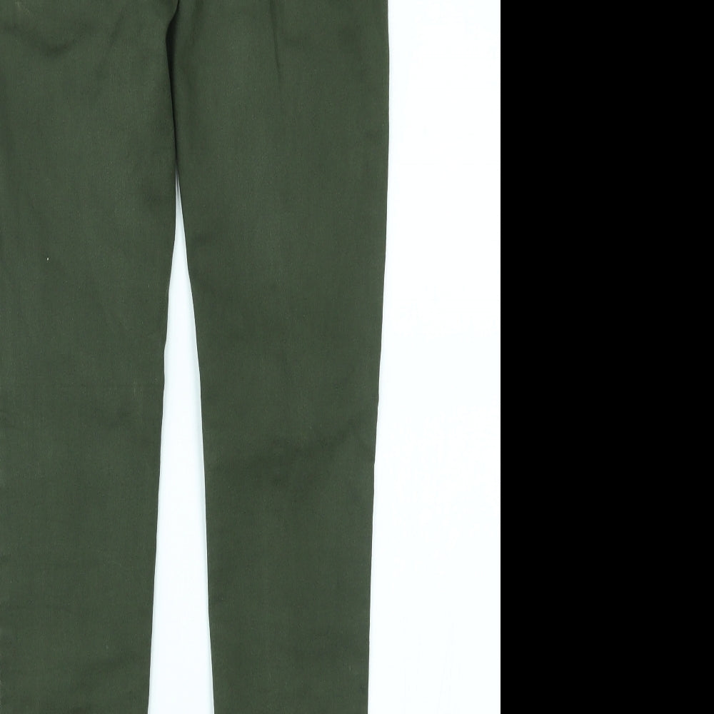 NEXT Womens Green  Denim Skinny Jeans Size 8 L29 in