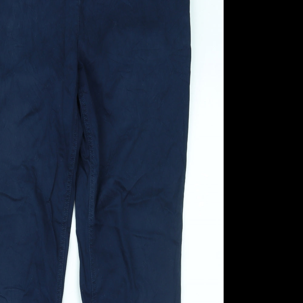 NEXT Womens Blue   Chino Trousers Size 16 L29 in