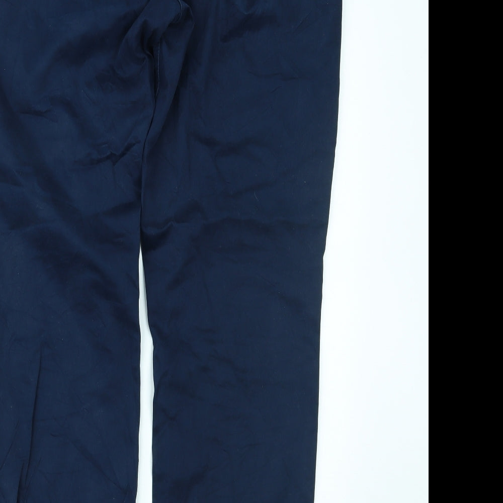 NEXT Womens Blue   Chino Trousers Size 16 L29 in