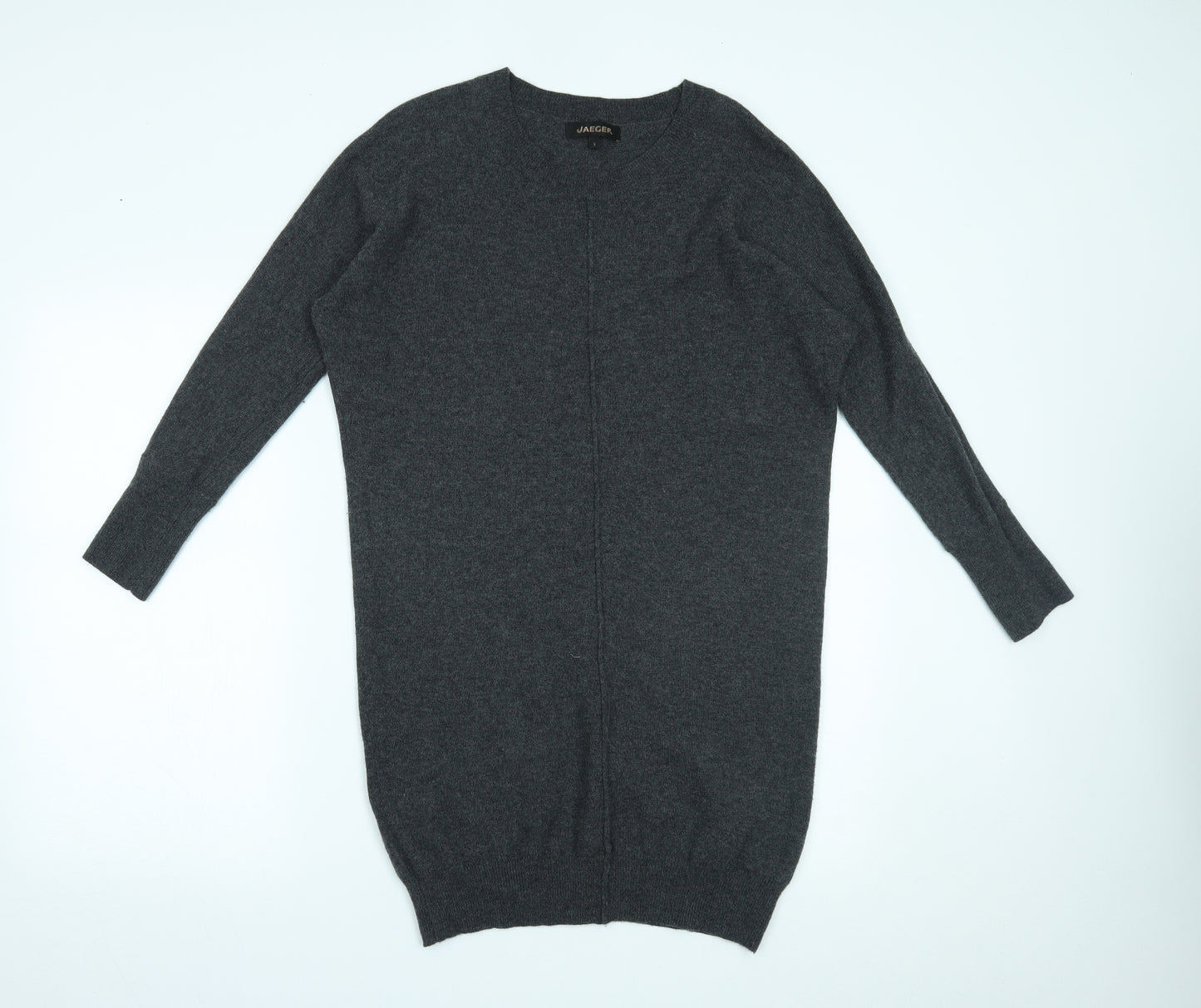 Jaeger Womens Grey   Jumper Dress  Size S