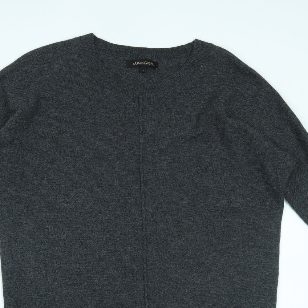 Jaeger Womens Grey   Jumper Dress  Size S