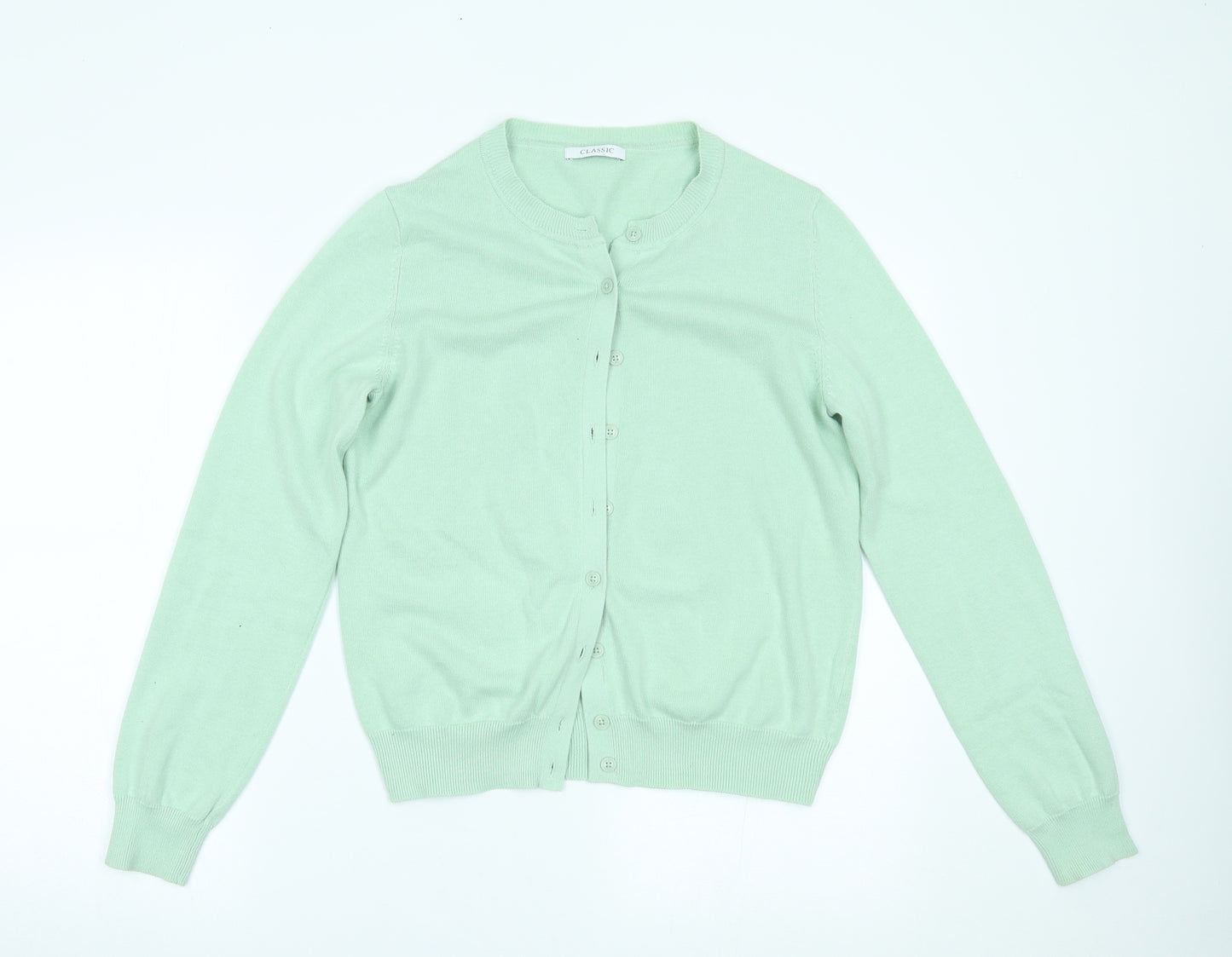Marks and Spencer Womens Green   Cardigan Jumper Size 10