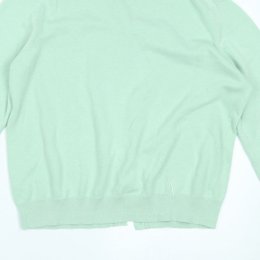 Marks and Spencer Womens Green   Cardigan Jumper Size 10