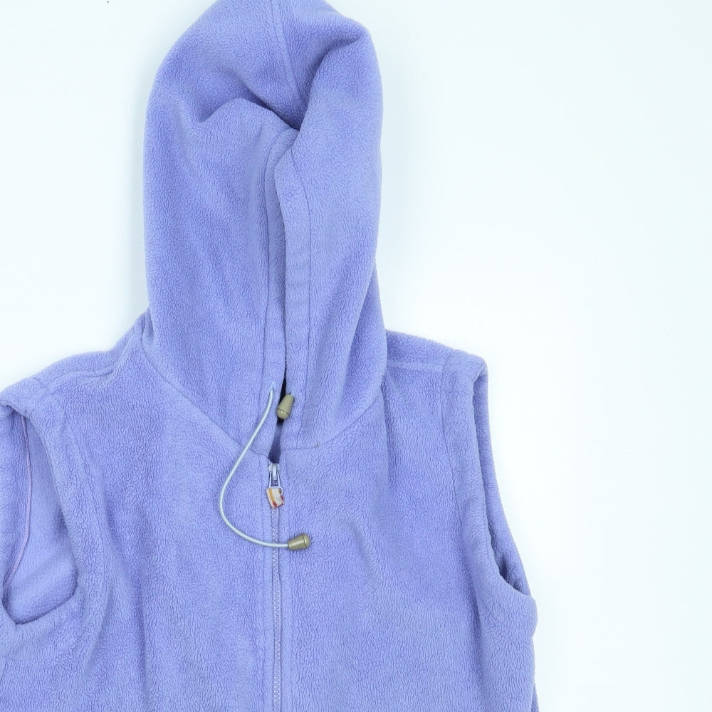 Oxford Blue Womens Purple   Gilet Coat Size M