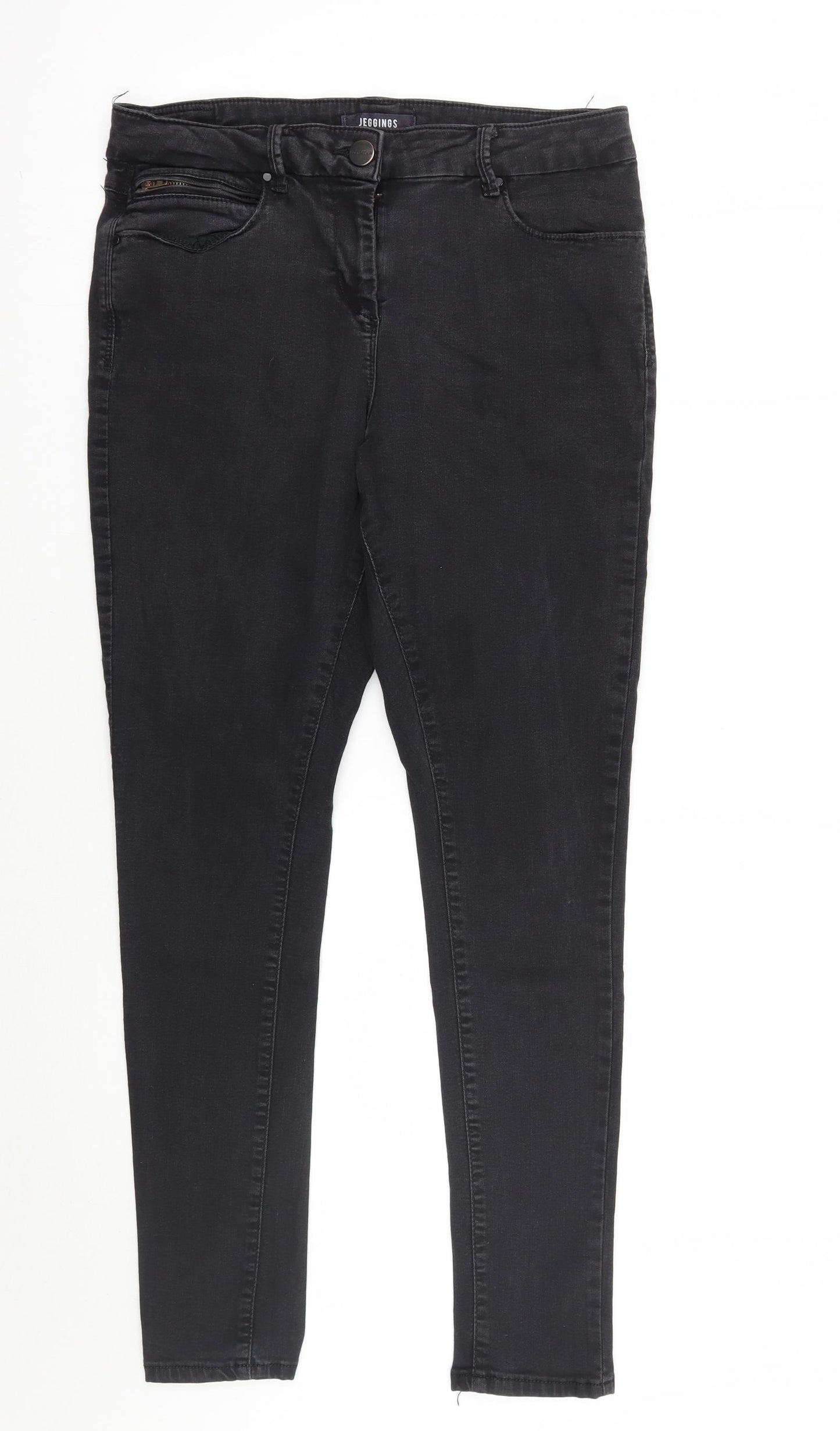 Marks and Spencer Womens Black   Skinny Jeans Size 14 L28 in