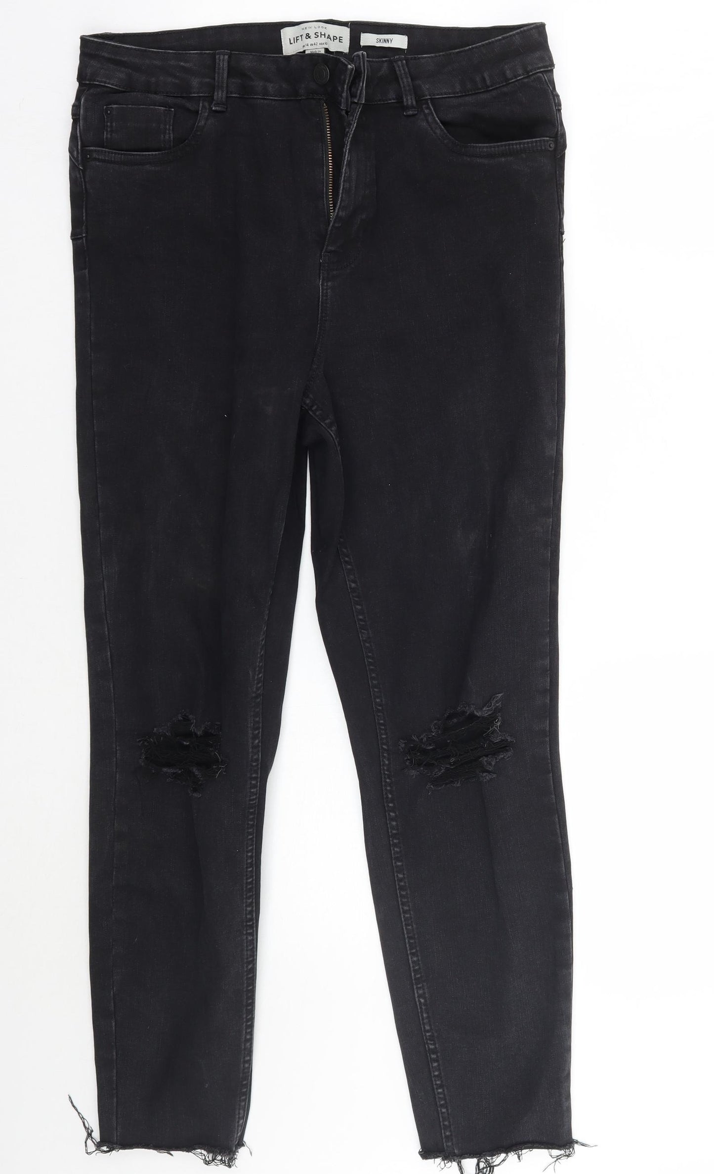 Newlook Womens Black   Skinny Jeans Size 14 L26 in