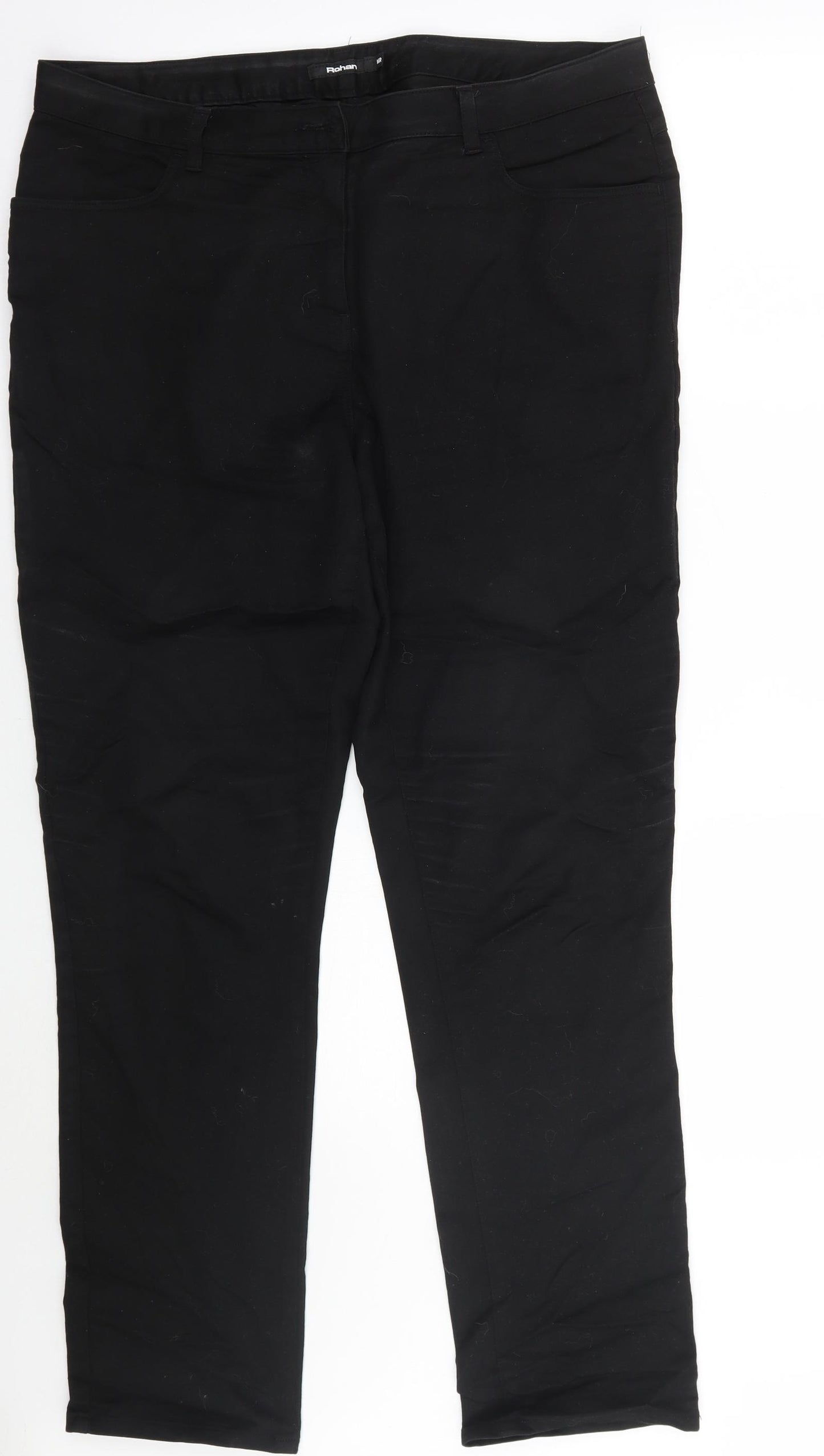 Roman Womens Black   Straight Jeans Size 16 L31 in