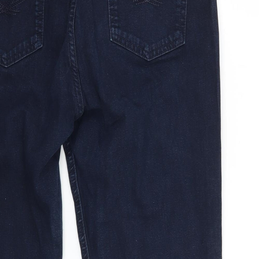 Marks and Spencer Womens Blue   Straight Jeans Size 16 L24 in