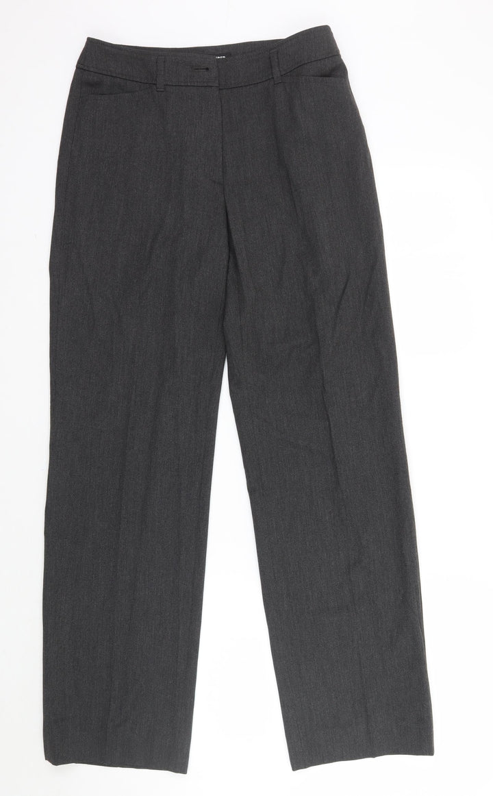 Gerry Weber Womens Grey Trousers Size 10 L32 in