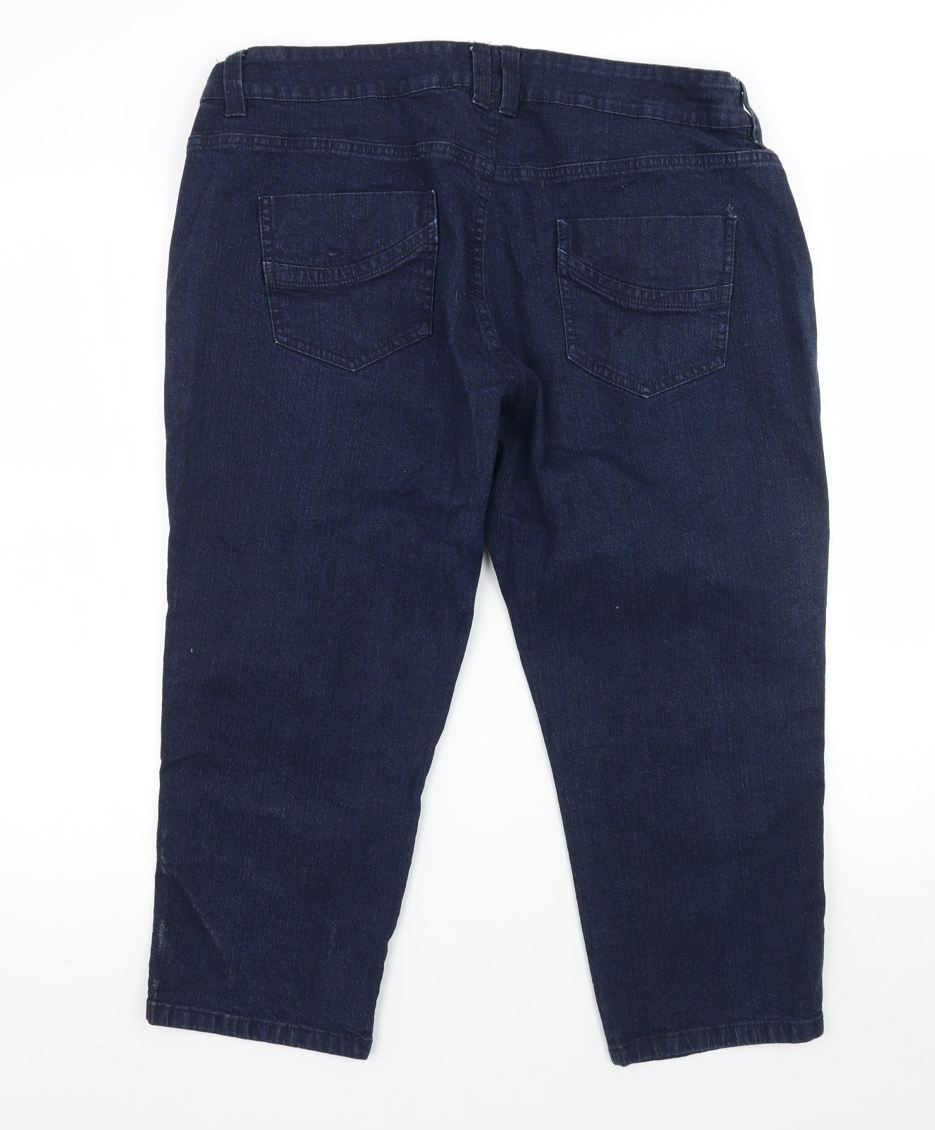 Marks and Spencer Womens Blue   Cropped Jeans Size 20 L21 in