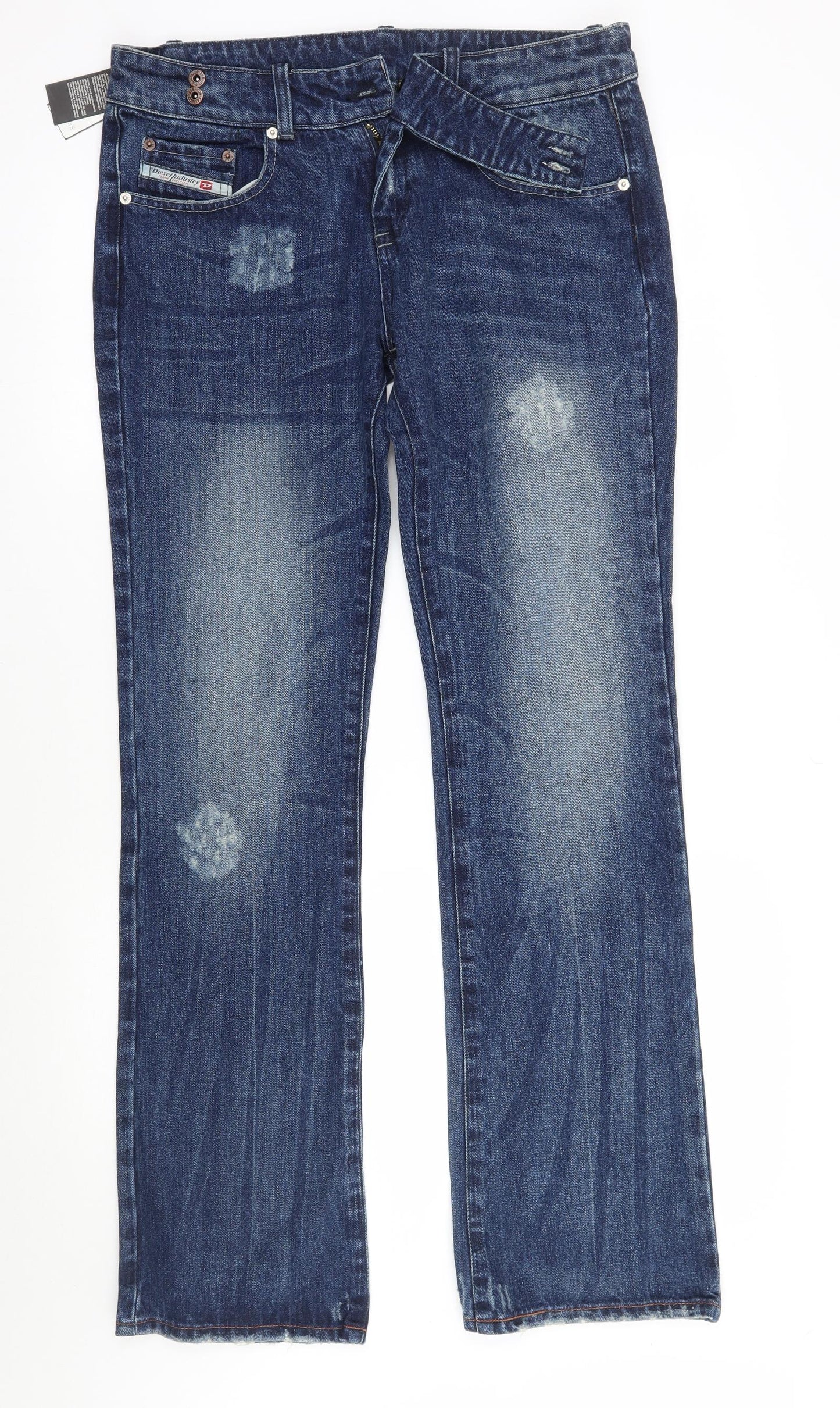 Diesel Womens Blue   Straight Jeans Size 32 L32 in