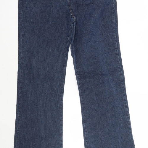 Easy Womens Blue   Bootcut Jeans Size 12 L31 in