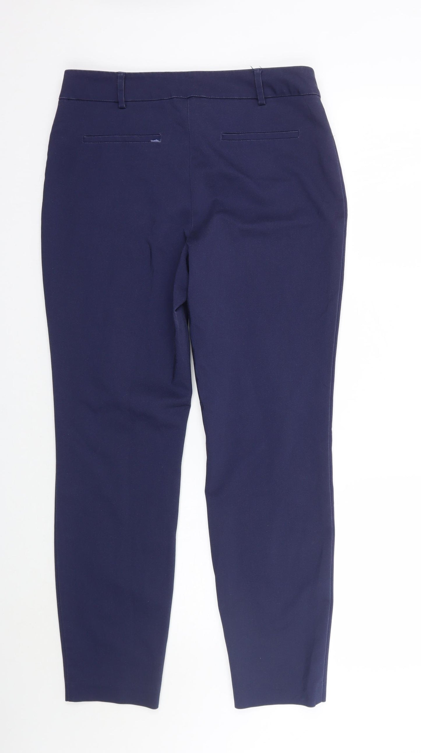 Papaya Womens Blue   Trousers  Size 14 L28 in