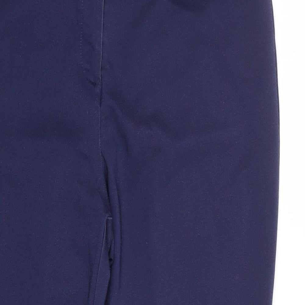 Papaya Womens Blue   Trousers  Size 14 L28 in