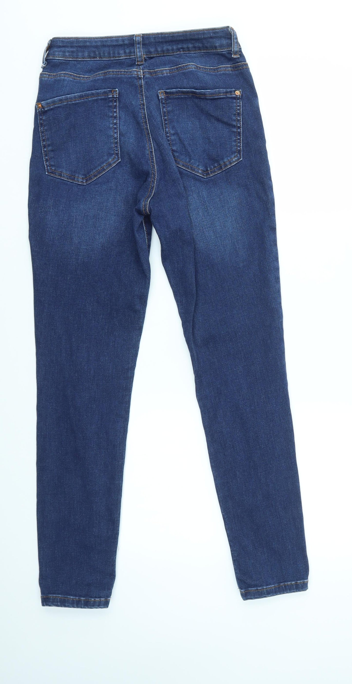 Dorothy Perkins Womens Blue   Skinny Jeans Size 12 L27 in - ALEX
