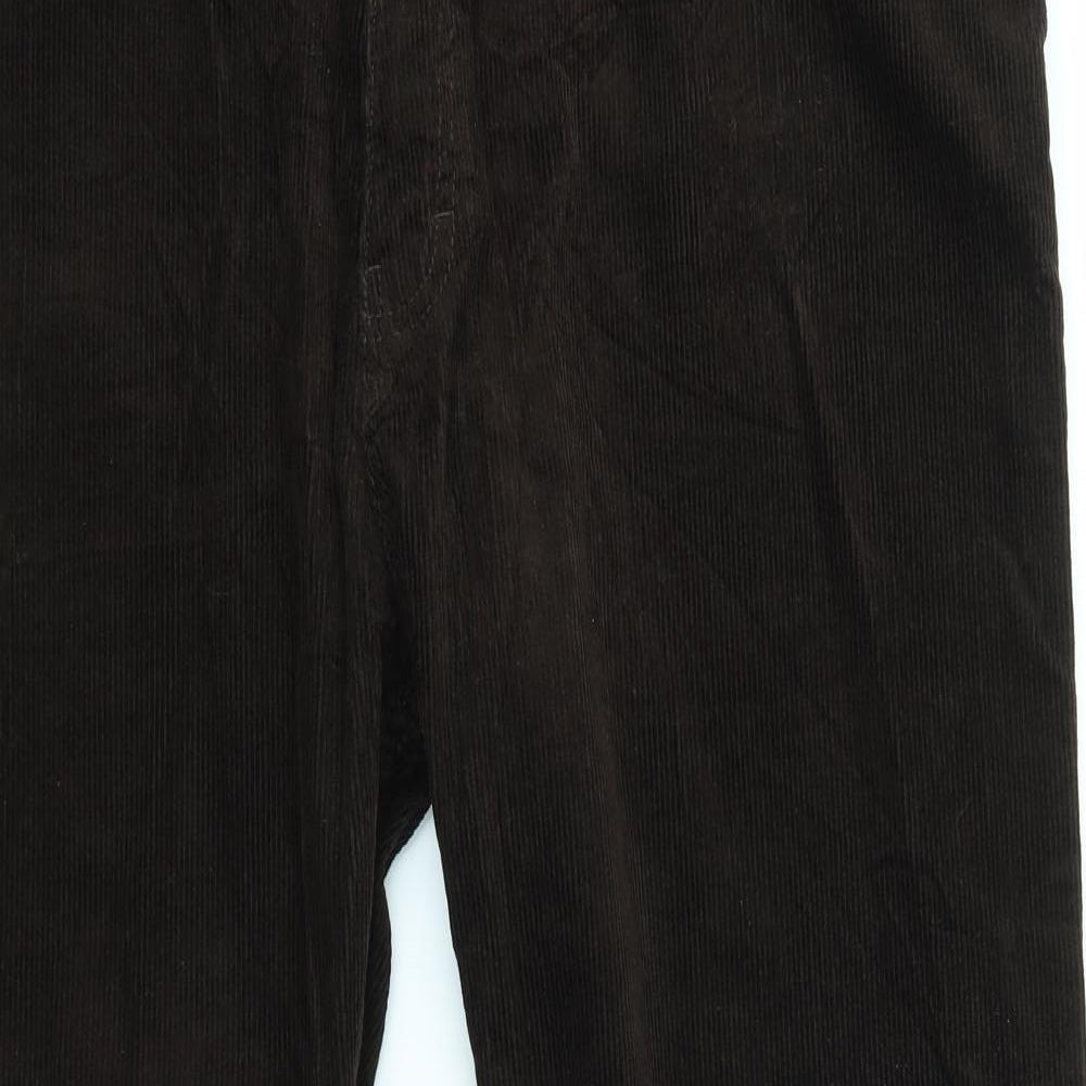 M&S Mens Brown   Trousers  Size 42 in L29 in - Cord Fabric