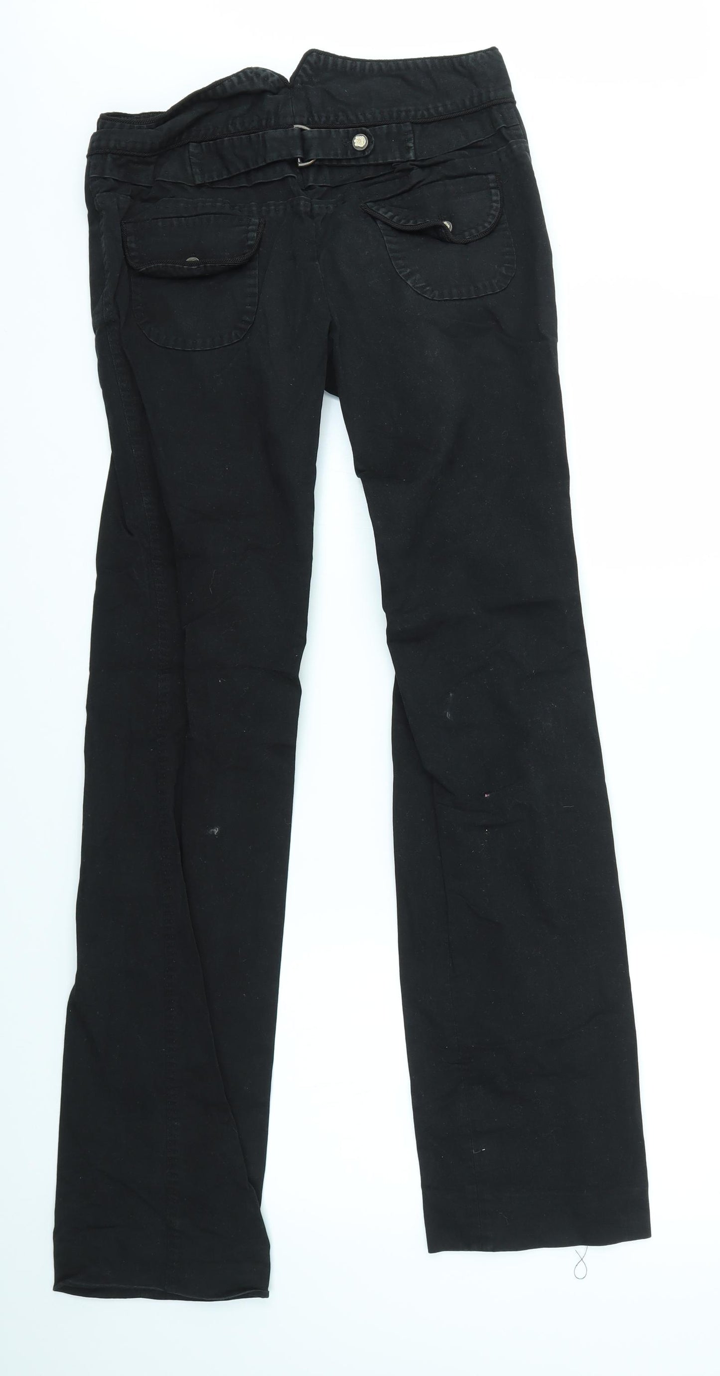 Dolce&Gabbana Womens Black   Bootcut Jeans Size 14 L33 in