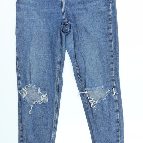 New Look Womens Blue   Mom Jeans Size 12 L27 in - TORI