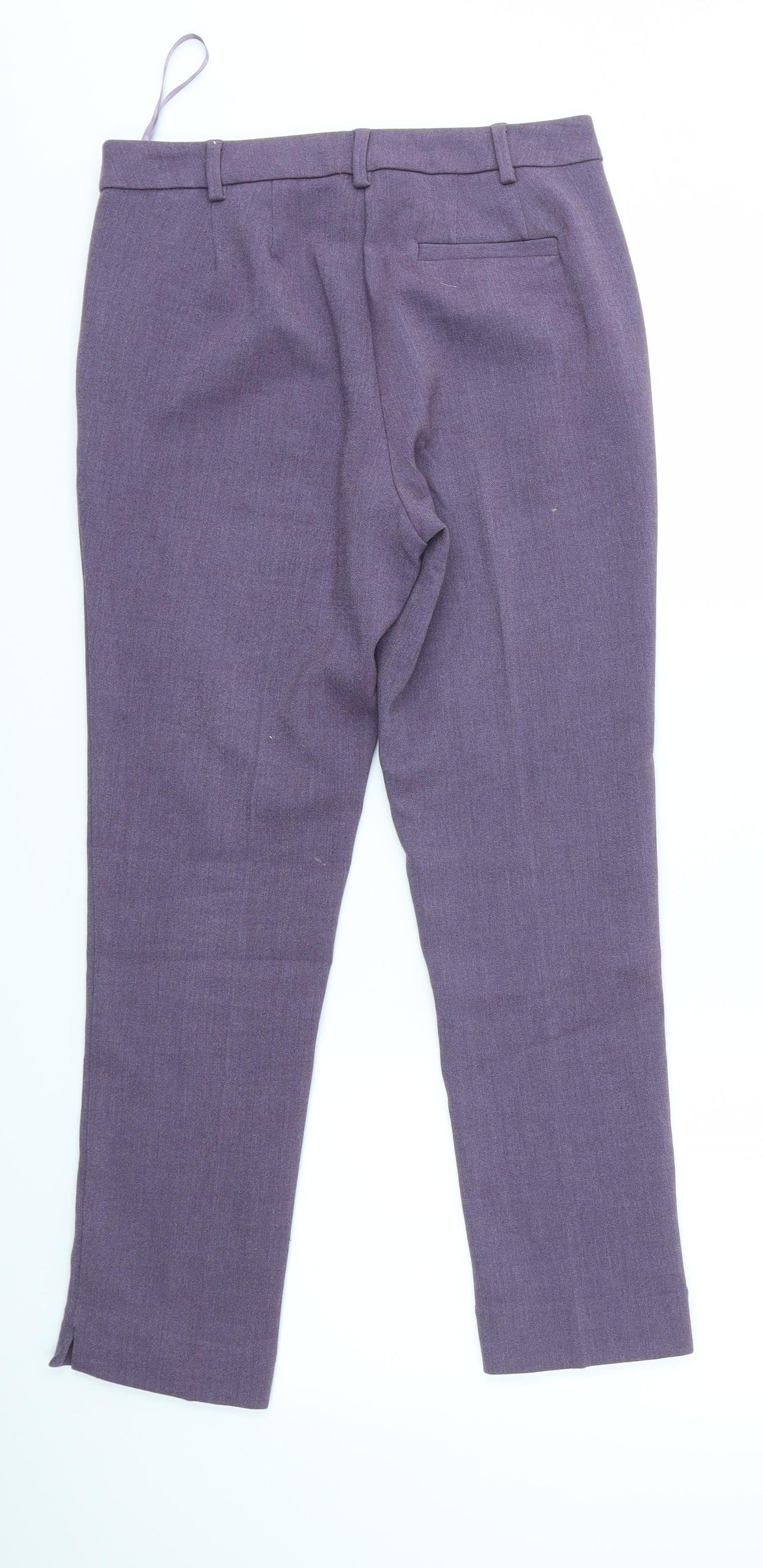 M&S Womens Purple   Dress Pants Trousers Size 8 L25 in - SHORT THE MIA