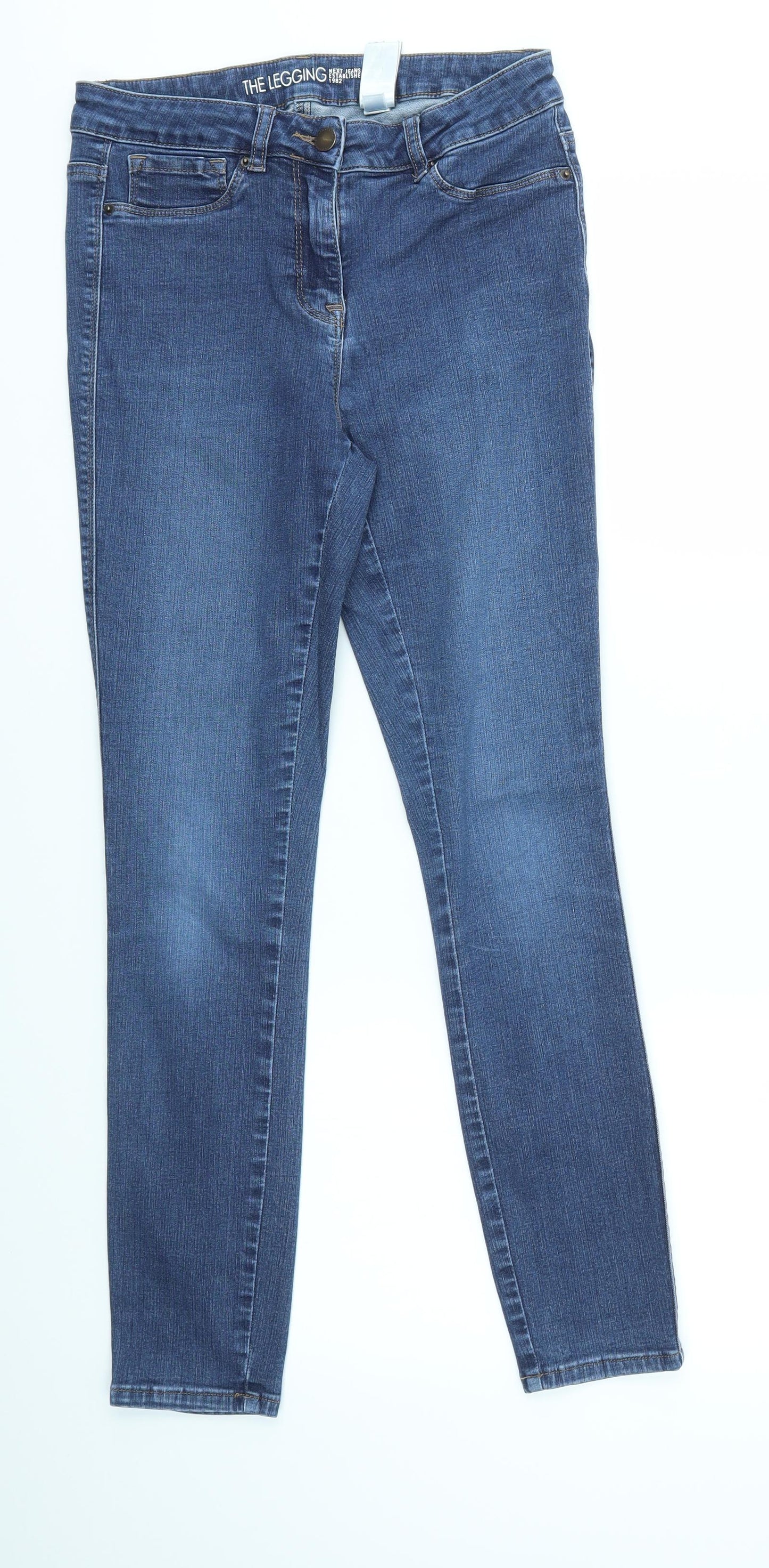 NEXT Womens Blue   Skinny Jeans Size 10 L28 in - THE LEGGING