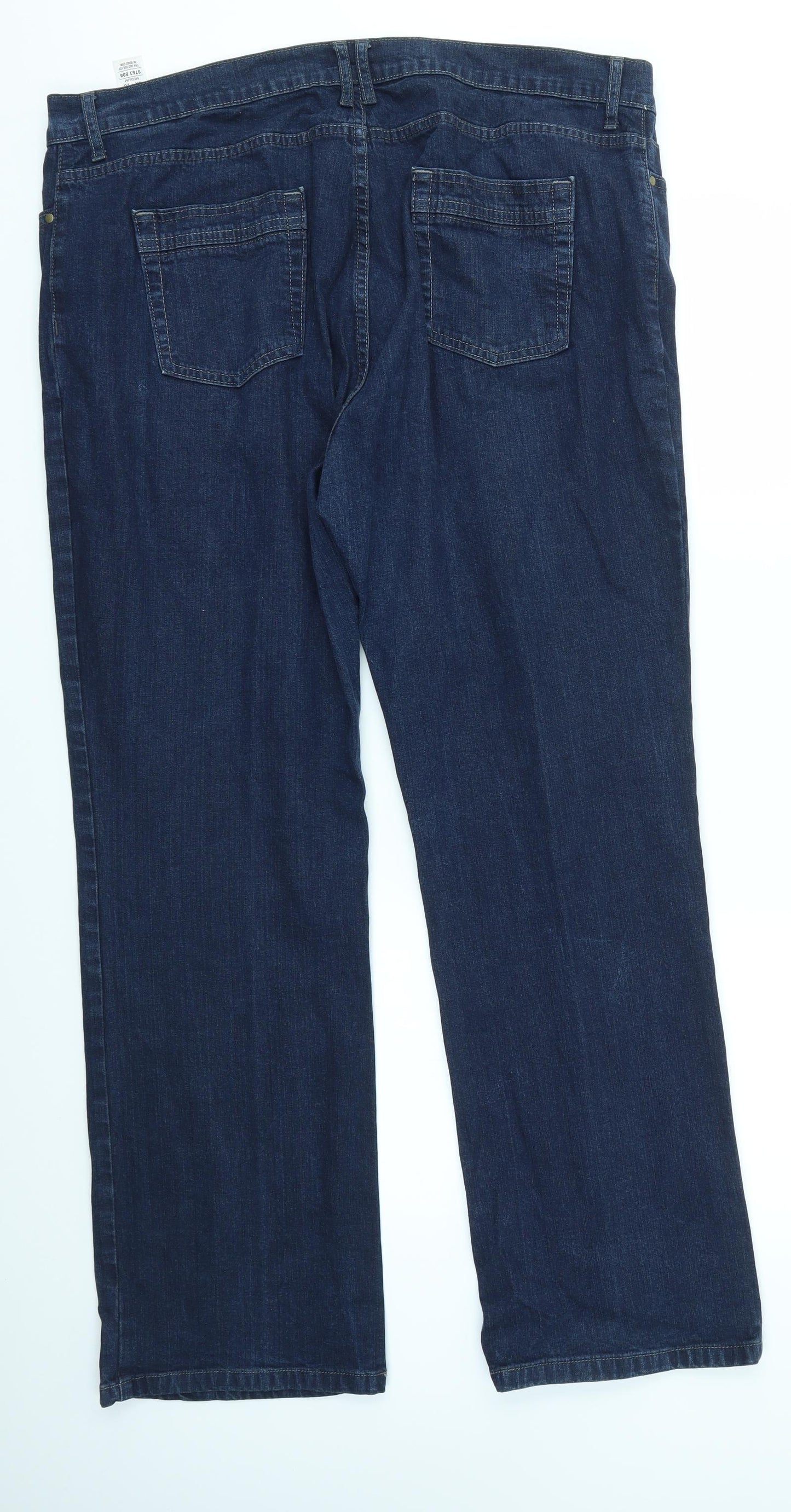 M&S Womens Blue   Straight Jeans Size 20 L30 in