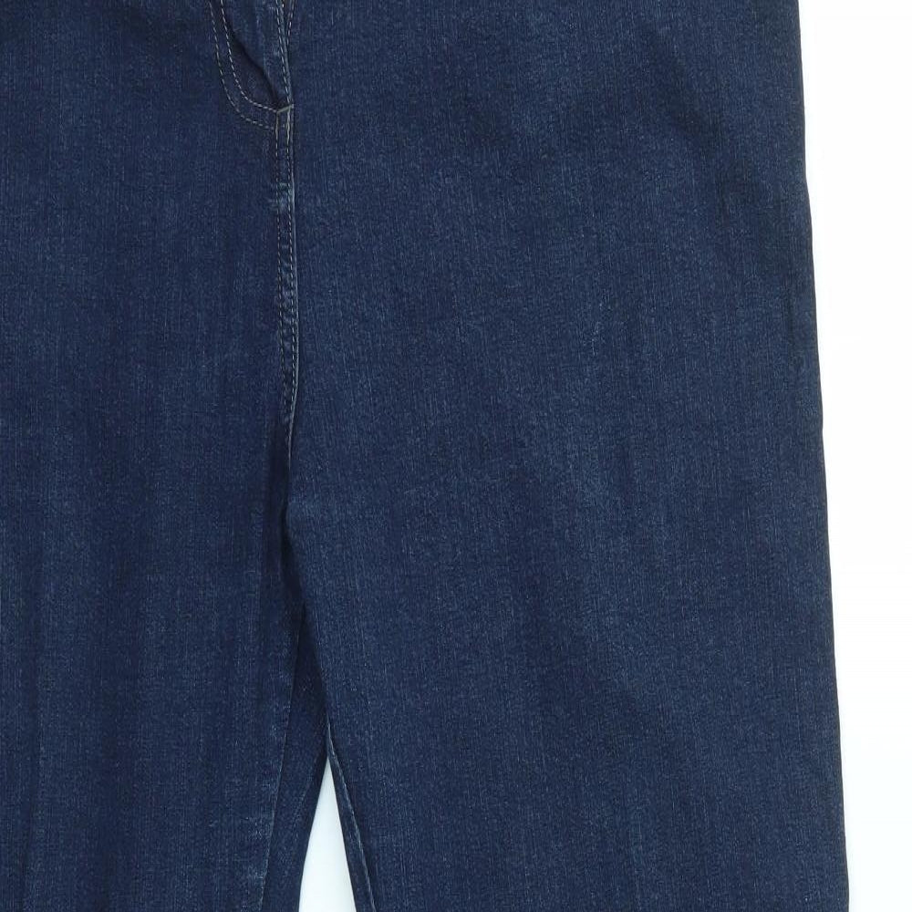 M&S Womens Blue   Straight Jeans Size 20 L30 in