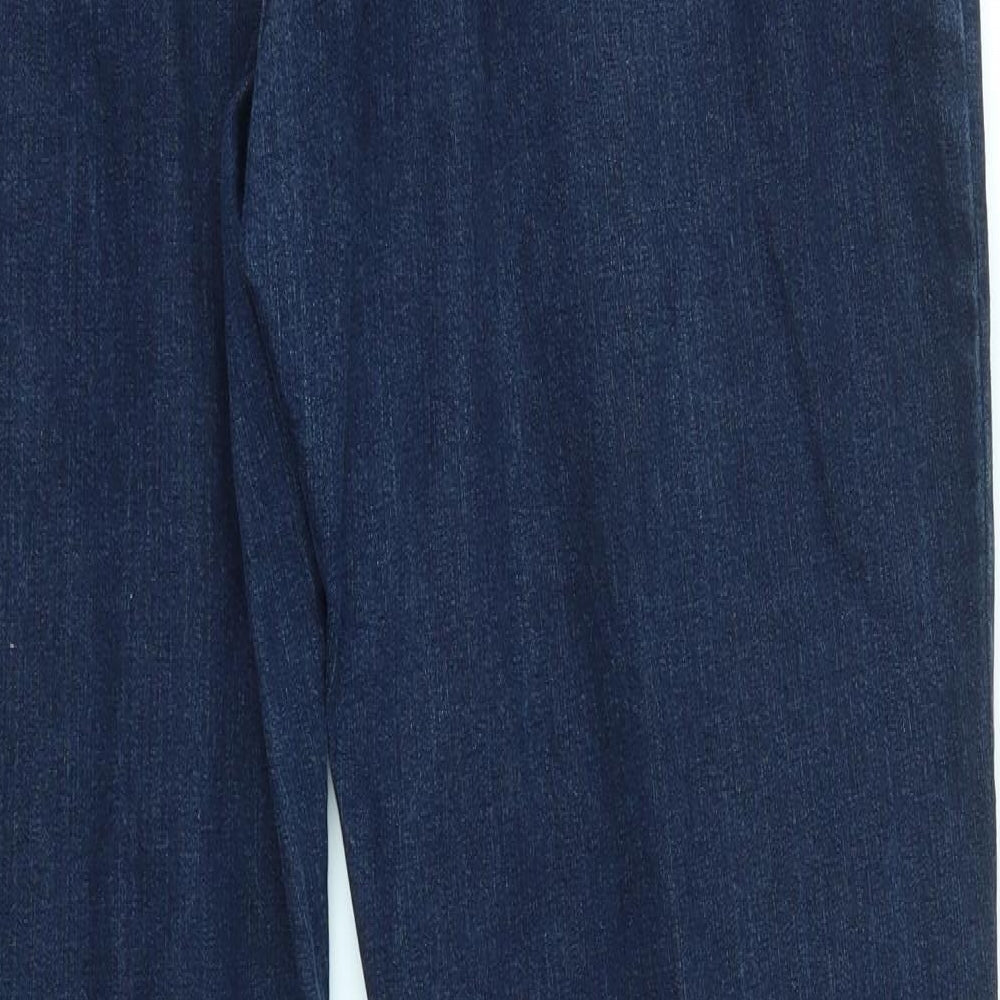 M&S Womens Blue   Straight Jeans Size 20 L30 in