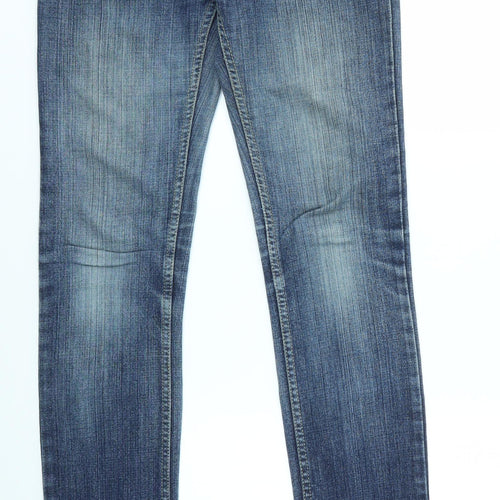 Preworn Womens Blue   Skinny Jeans Size 8 L31 in