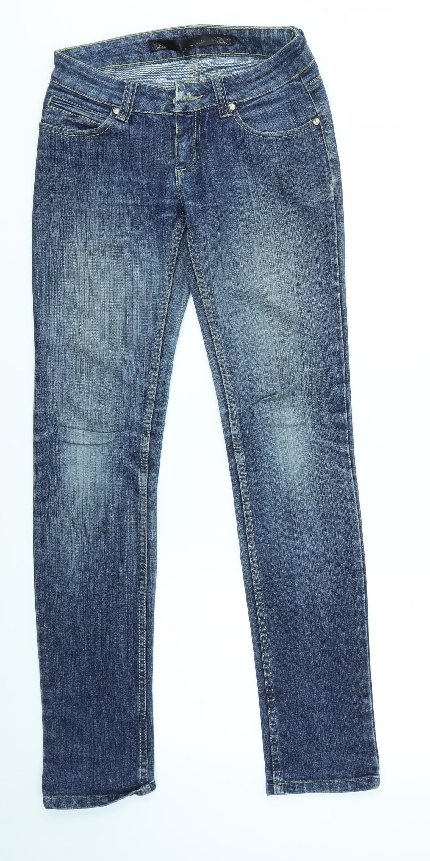 Preworn Womens Blue   Skinny Jeans Size 8 L31 in