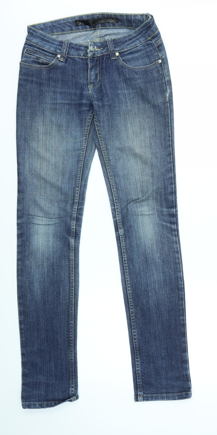 Preworn Womens Blue   Skinny Jeans Size 8 L31 in