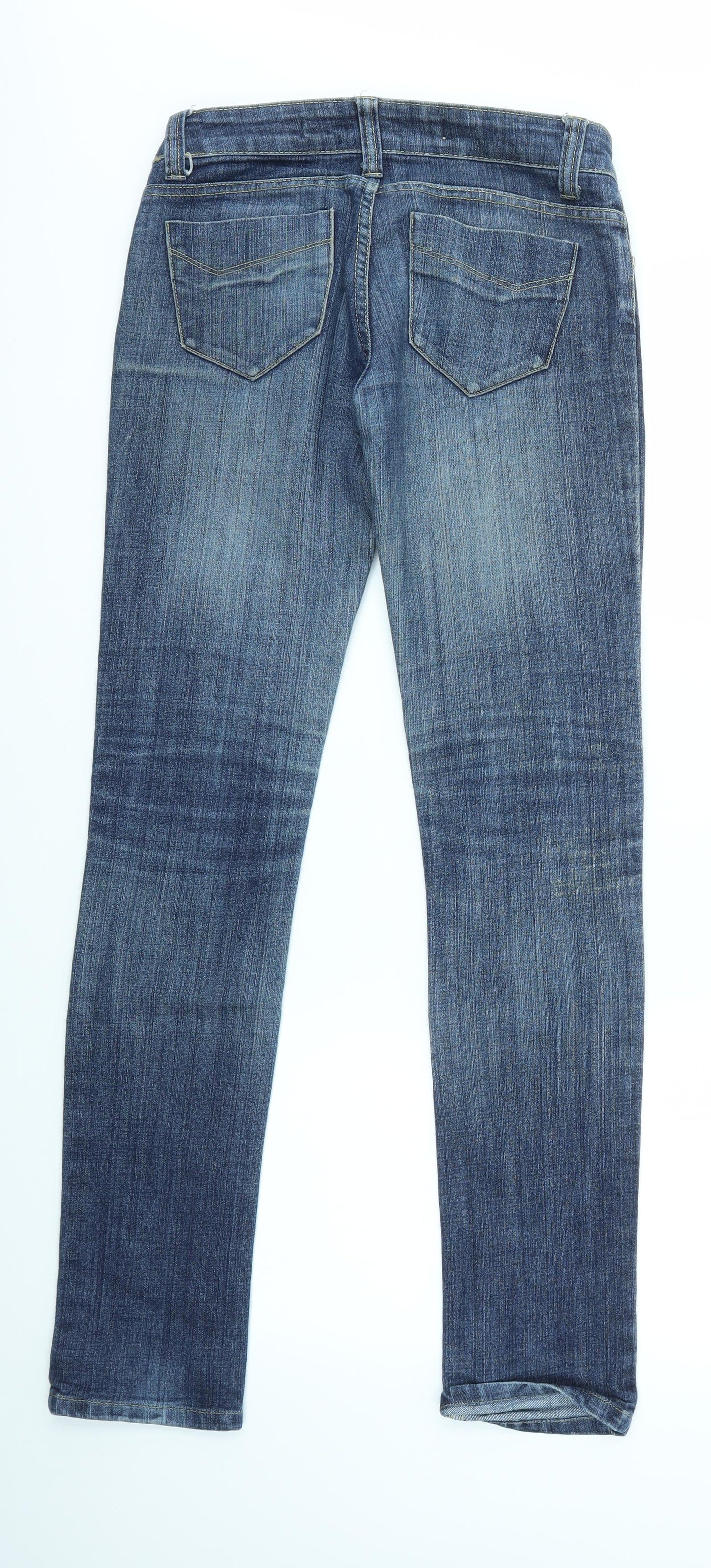 Preworn Womens Blue   Skinny Jeans Size 8 L31 in