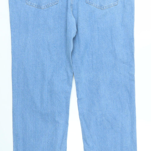 Preworn Womens Blue   Straight Jeans Size 18 L30 in