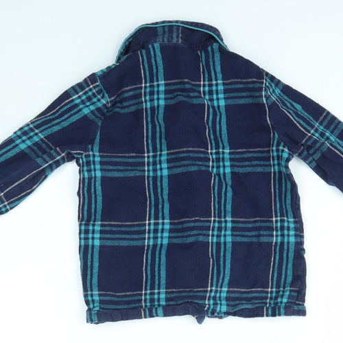 TU Boys Multicoloured Check   Pyjama Top Size 5-6 Years