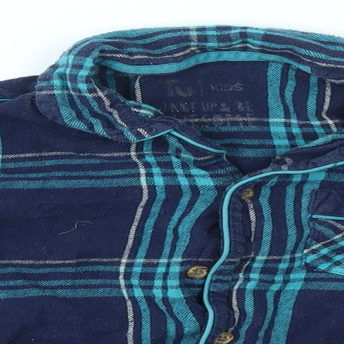 TU Boys Multicoloured Check   Pyjama Top Size 5-6 Years