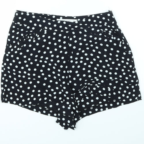 Mango Womens Multicoloured Polka Dot  Boyfriend Shorts Size S