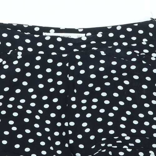 Mango Womens Multicoloured Polka Dot  Boyfriend Shorts Size S