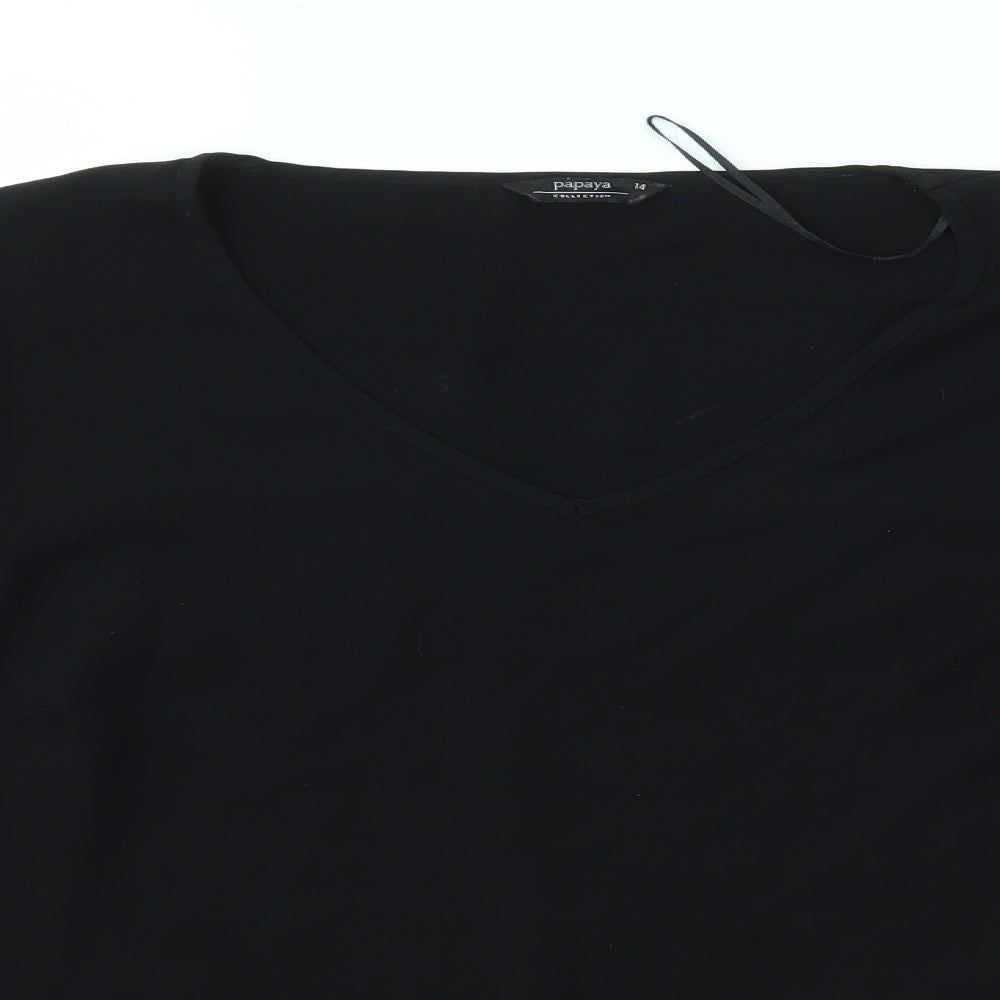Matalan Womens Black   Basic Blouse Size 14